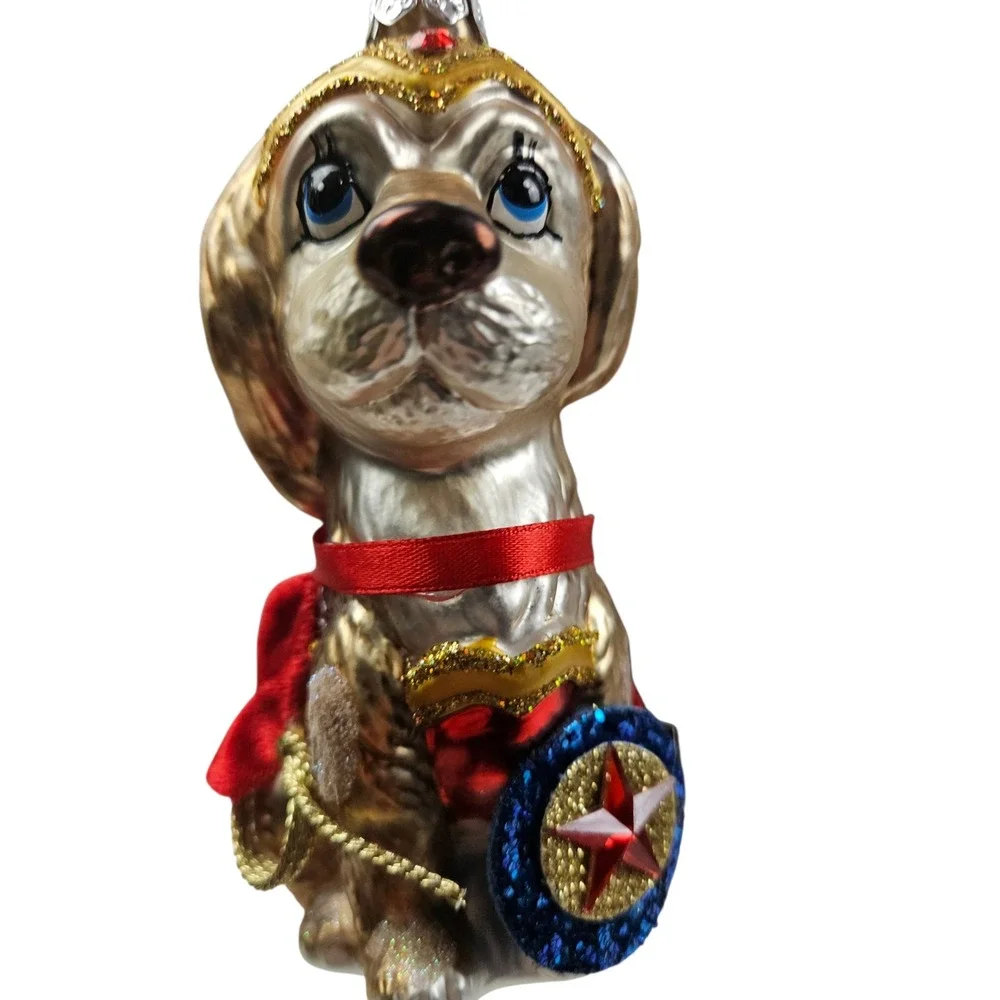 Wonder Dog Ornament Christmas Tree Decoration Holiday‎ Decor Cute